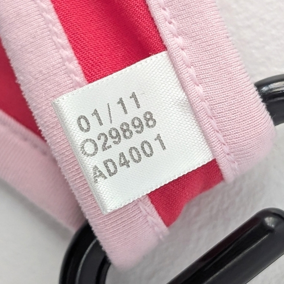 Adidas Women's Pink Performance Tank Top With Crossed Back ~ Size Medium - Picture 7 of 9